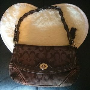 Coach brown purse